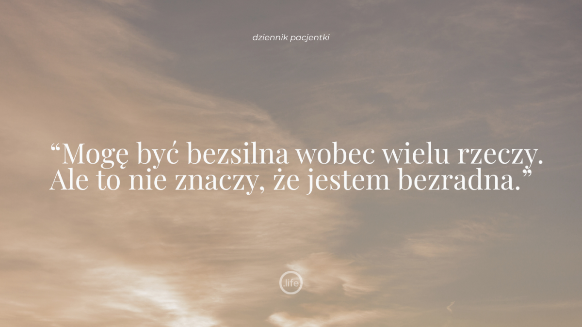 bezsilność a bezradność w chorobie